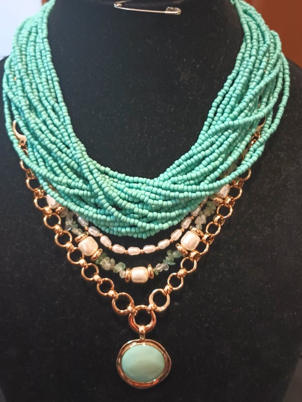 Style & Co. Turquoise Necklace Set with Earrings (NWT)